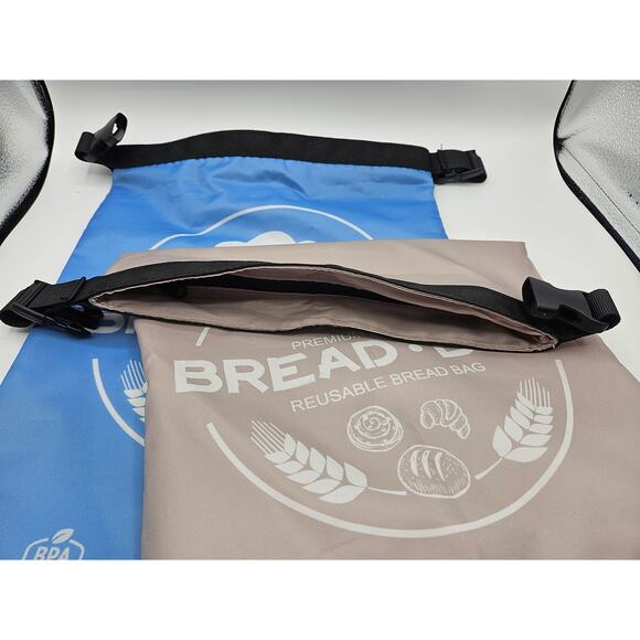 Pair of Reusable Bread Bags Bread Storage Sourdough Bread 16 by 11 (2 bags) - Picture 5 of 6